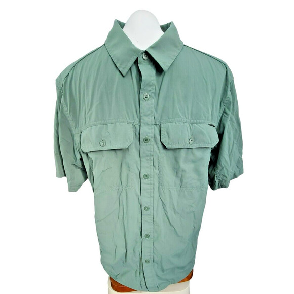 REI Co Op Button Up Short Sleeve Shirt Size‎ M - Picture 2 of 4